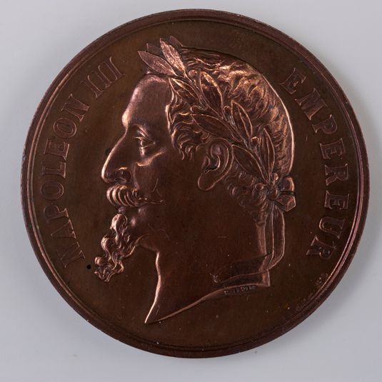 Prix décerné à Battaille lors de l'exposition universelle de 1867, 1er avril - 3 novembre 1867