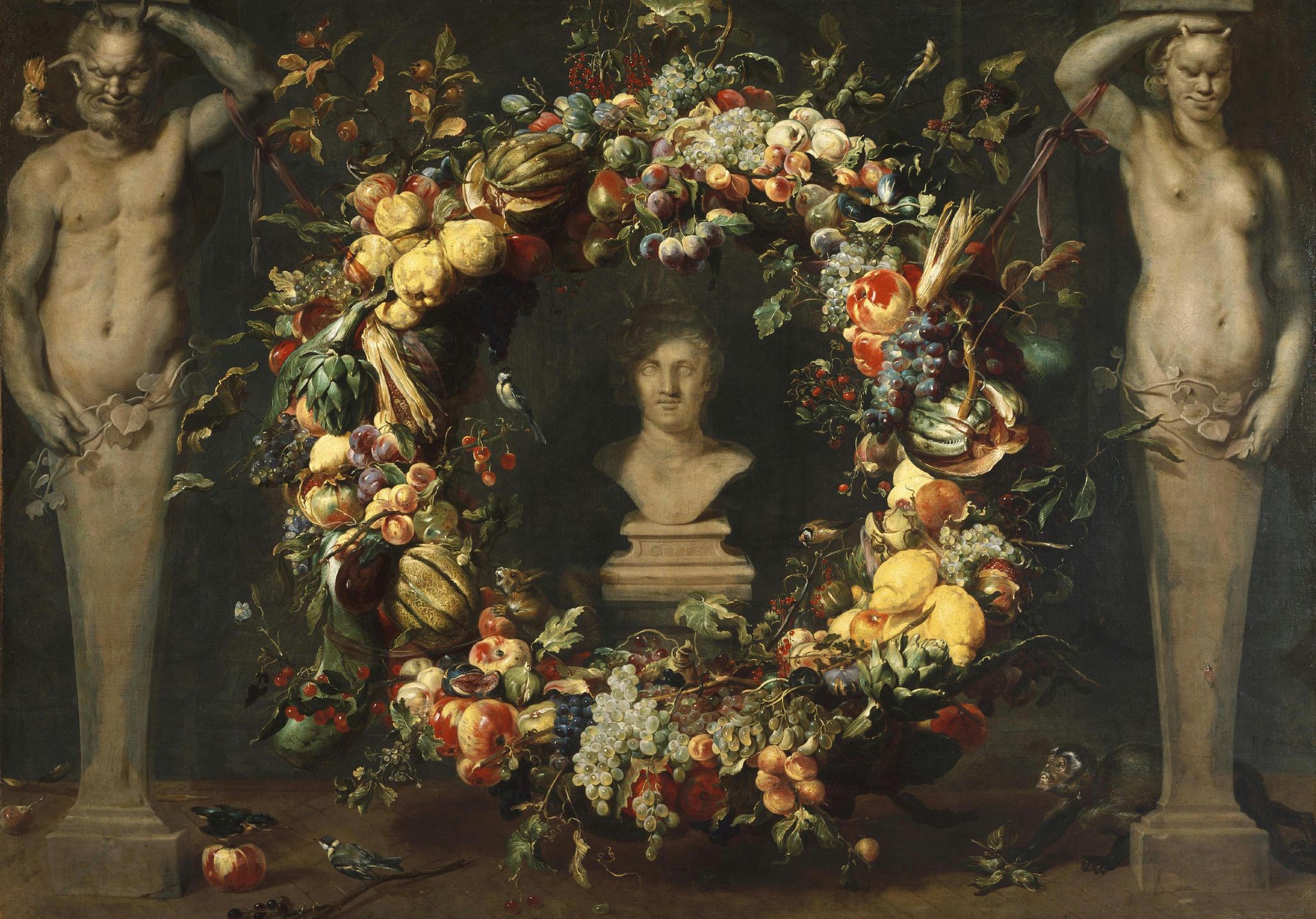 Still Life with Terms and a Bust of Ceres