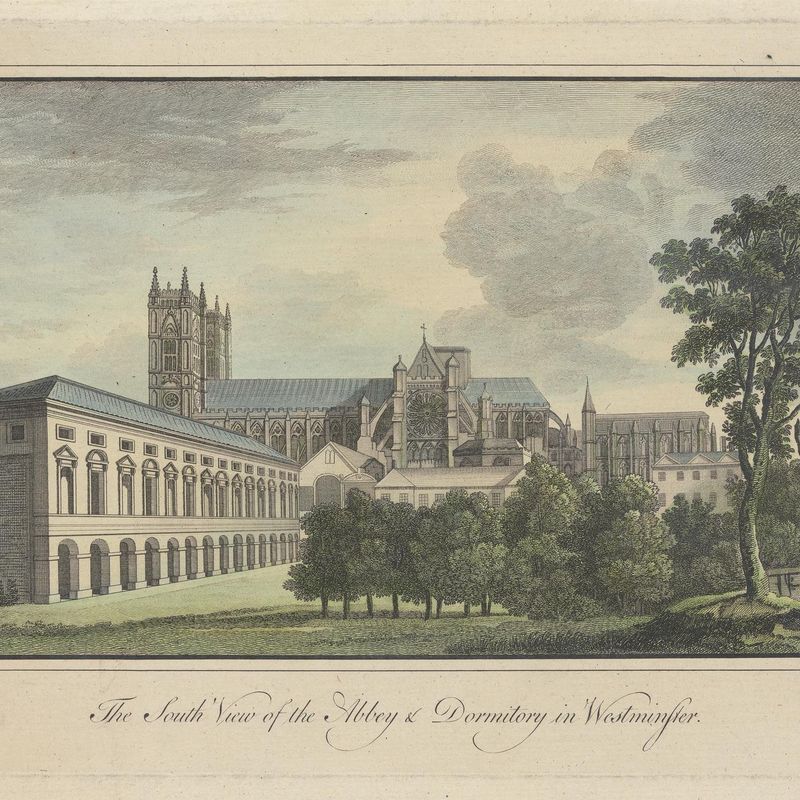 The South View of the Abbey and Dormitory in Westminster