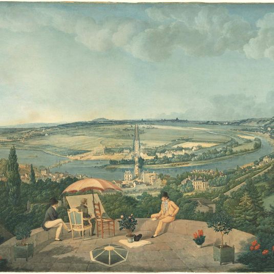 View of Paris from the Terrace of the Pavillon de Brimborion