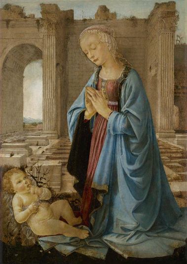 The Virgin Adoring the Christ Child ('The Ruskin Madonna')