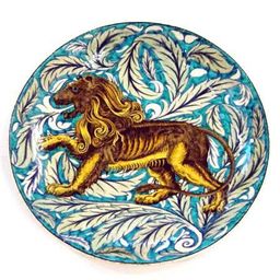 Lion plate