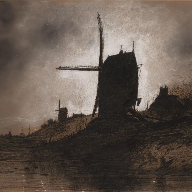 Windmills in a Landscape