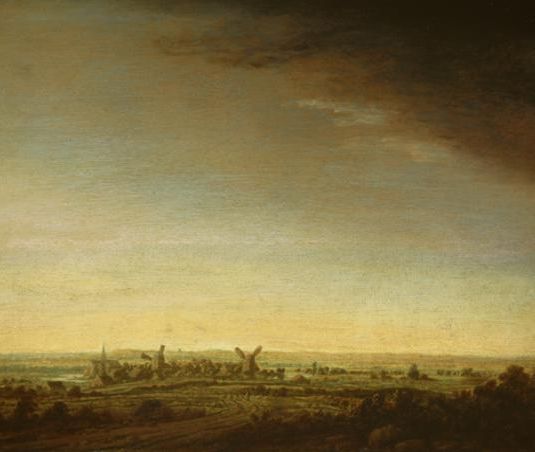 View of Wageningen from the Northeast