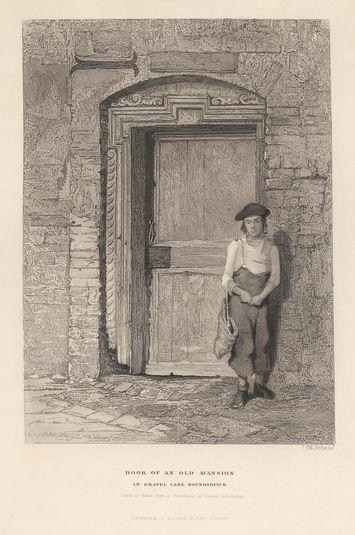 Door of an Old Mansion, in Gravel Lane, Houndsditch