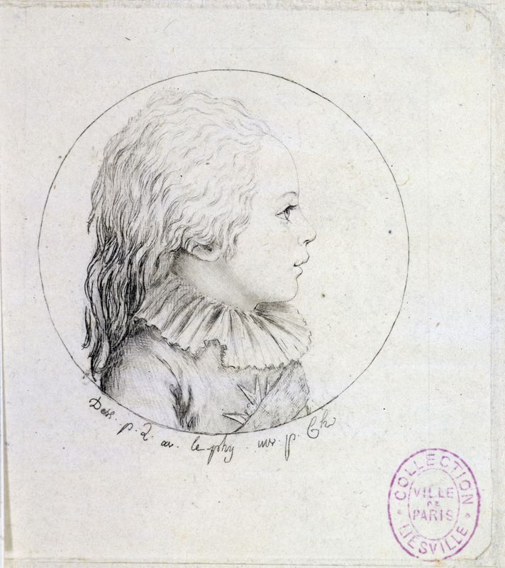 Portrait du Premier Dauphin Louis, mort en 1789.