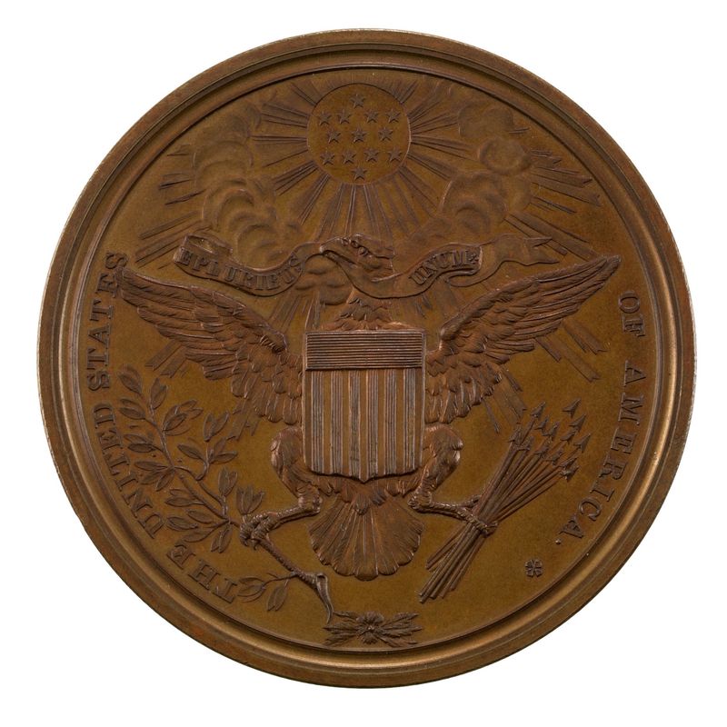 Diplomatic Medal, United States, 1876 (U.S. Mint copy dies)