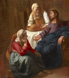 Johannes (Jan) Vermeer, Christ in the House of Martha and Mary, about 1654 - 1656