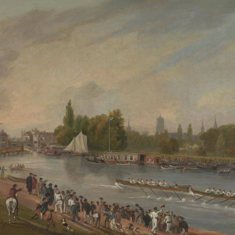 A Boat Race on the River Isis, Oxford