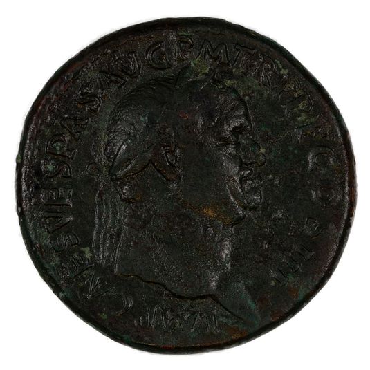 Sestertius of Vespasian, Emperor of Rome from Rome