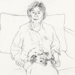 Jeanne Frank and Mollyand We Think the World of You: People and Dogs Drawn Together