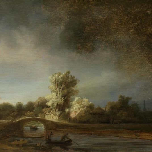 Landscape with a Stone Bridge