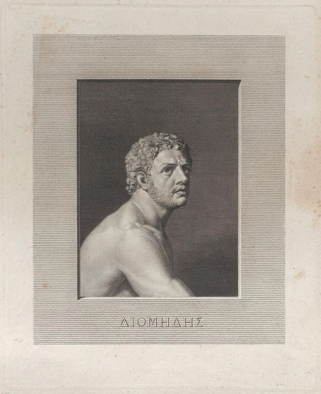 Diomedes, bust and shoulders