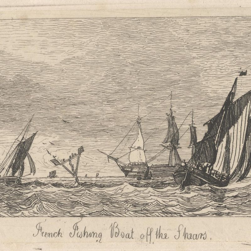 French Fishing Boat off the Shears