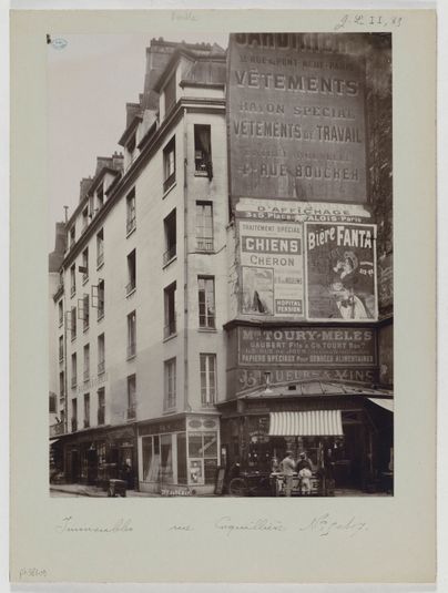 Immeubles, 5-7 rue Coquillère, 1er arrondissement, Paris.