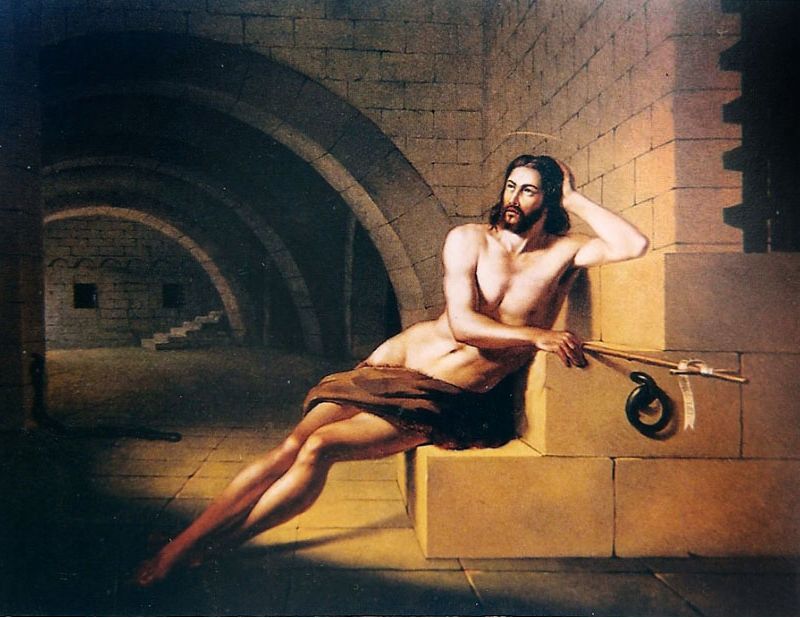 Saint John the Baptist in prison