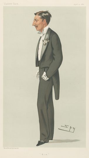 Politicians - Vanity Fair. 'Kim'. Viscount Mandeville. 22 April 1882