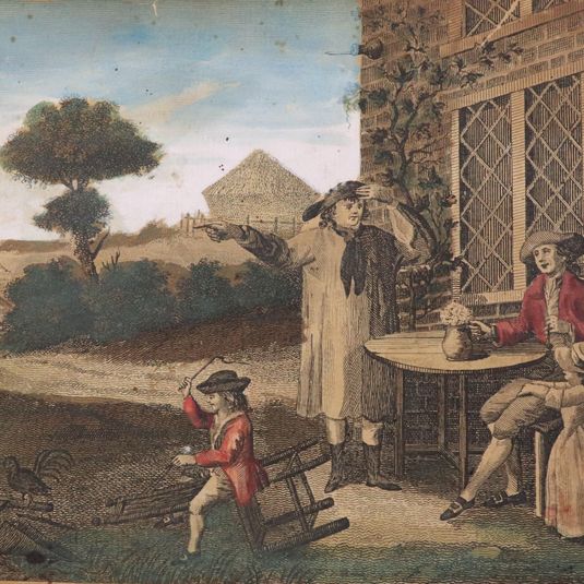 "Robinson Crusoe and Family, at his Farm in Bedford-shire" (59.22)