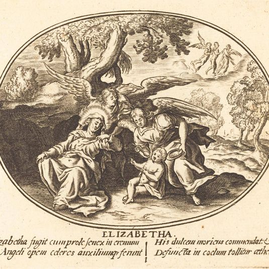 The Flight of Saint Elizabeth with the  Infant Saint John