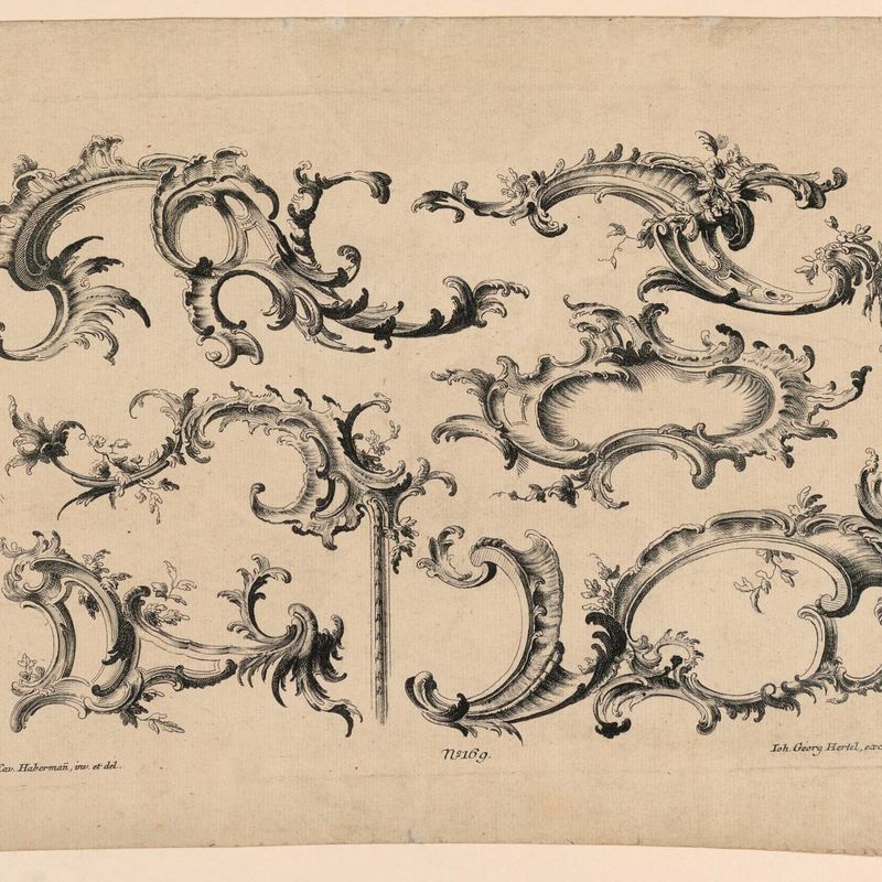 Rocaille Motifs, from Set No. 169