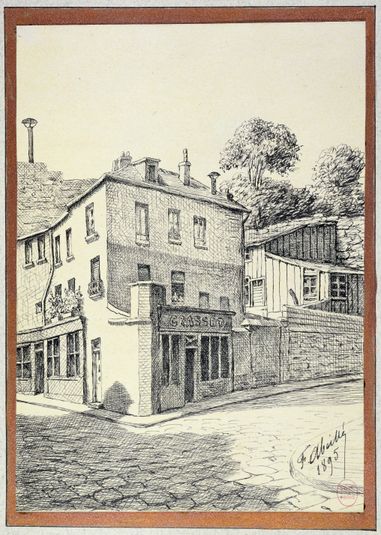 Rue Clovis et rue du Cardinal Lemoine, 1895