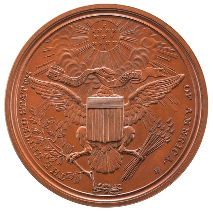Diplomatic Medal, United States,1790-1791 (U.S. Mint copy dies)