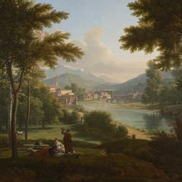 François-Xavier Fabre, A View of Florence from the North Bank of the Arno, 1813