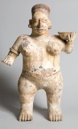 Mexicain portrait clay figures