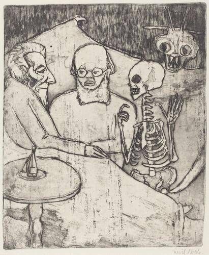 Sick Man, Doctor, Death, and Devil (Kranker, Arzt, Tod und Teufel)