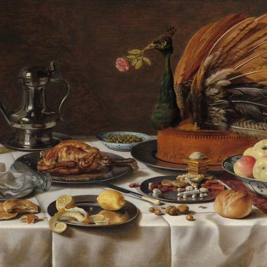 Still Life with Peacock Pie