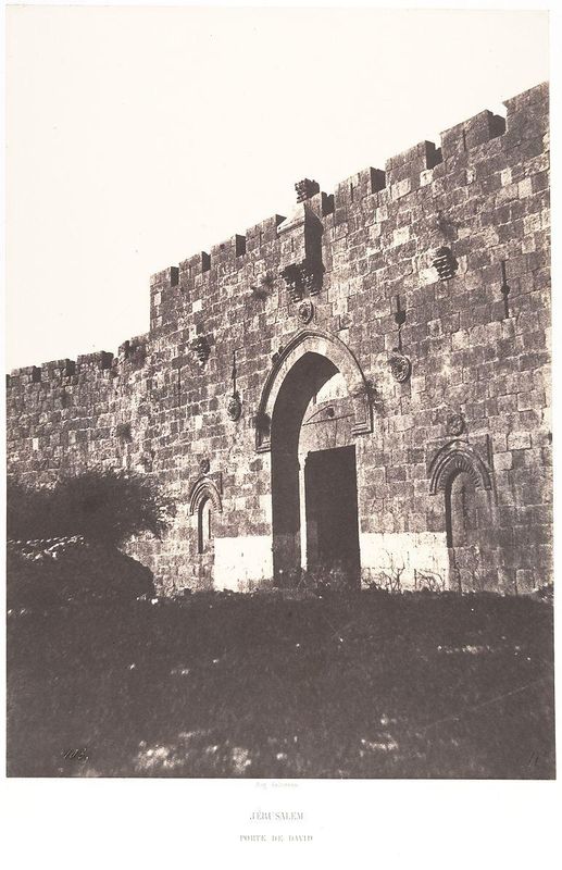 Jérusalem, Porte de David, Vue extérieure