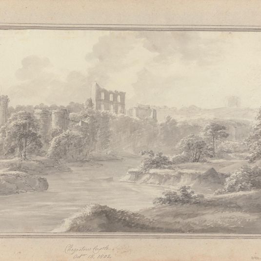 Views in England, Scotland and Wales: Chepstow Castle, October 15, 1802