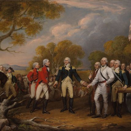 The Surrender of General Burgoyne at Saratoga, October 16, 1777