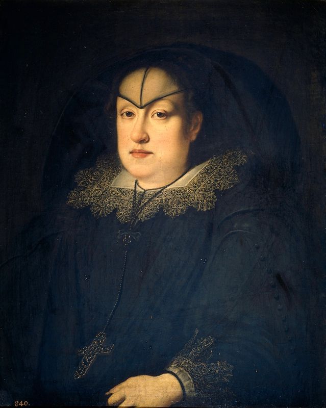Portrait of Maria Maddalena of Austria as a widow