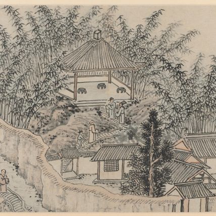 Twelve Views of Tiger Hill, Suzhou: Bamboo Pavilion, Tiger Hill