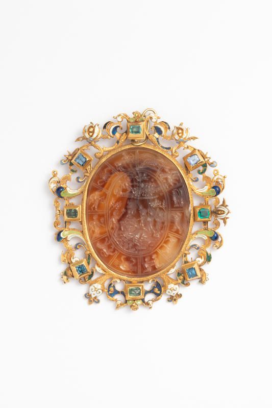 Intaglio mounted as a brooch