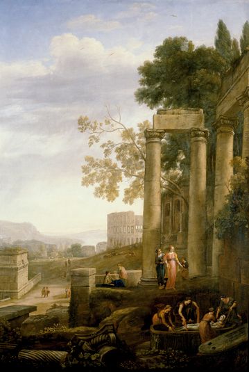 Landscape with the Burial of St Serapia