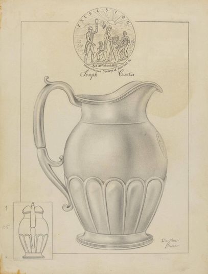 Silver Water Pitcher