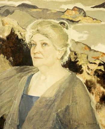 Marjory Kennedy Fraser, 1857 - 1930. Musician and collector of Hebridean songs