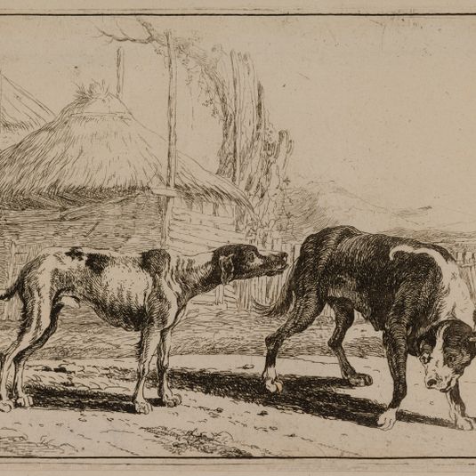 Le chien et la chienne (Bartsch 5)