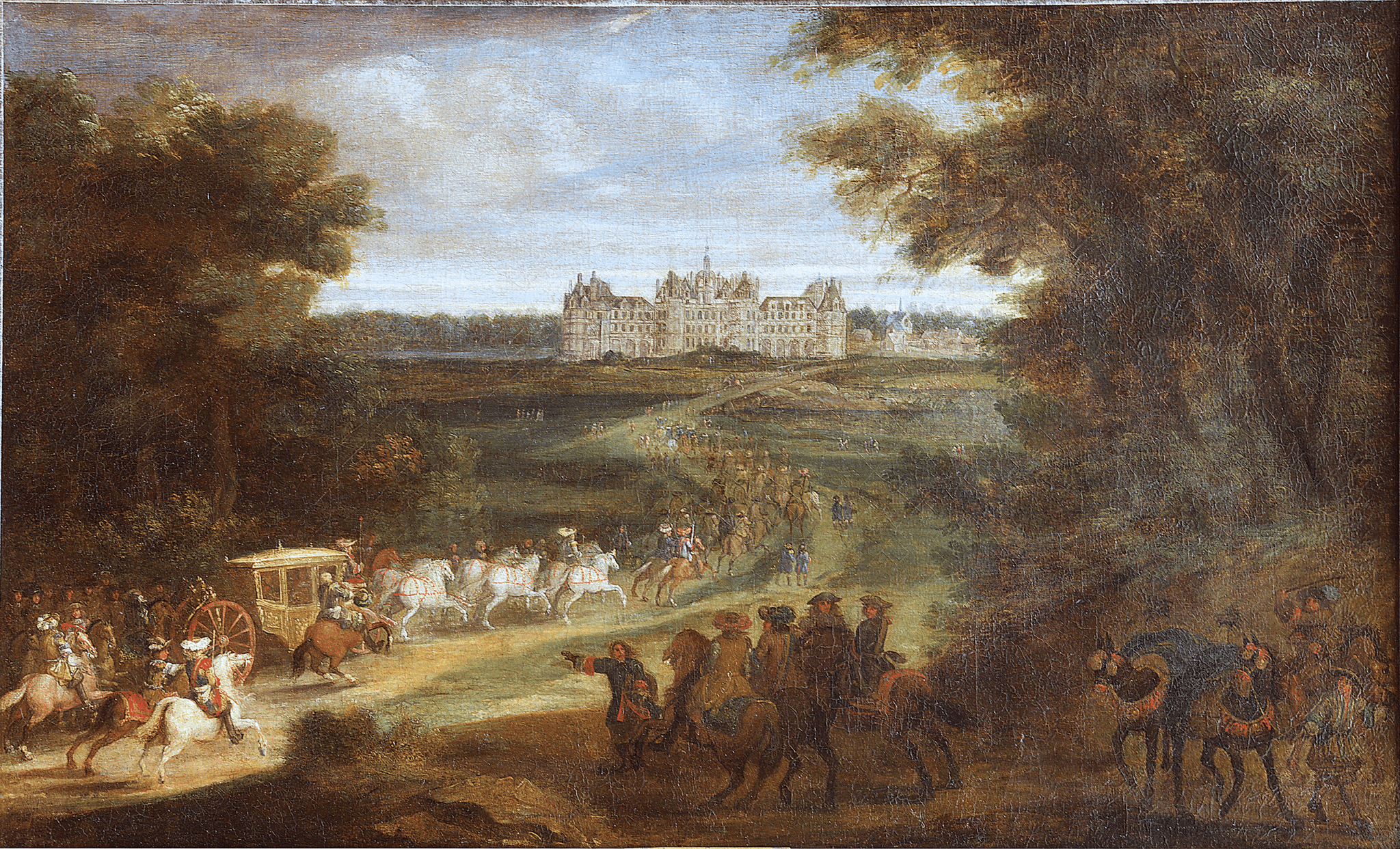Arrival of Louis XIV to Chambord