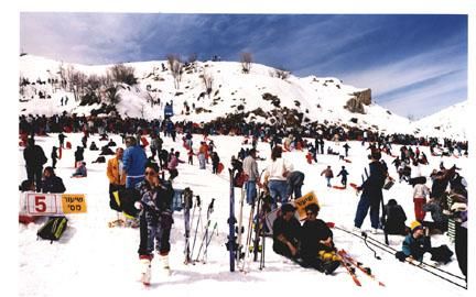Mount Hermon, Israel, from the "Leisure Time in Israel" series