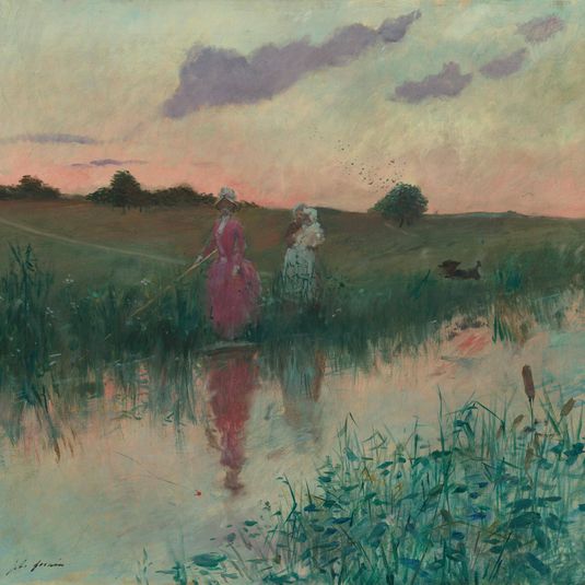 The Artist's Wife Fishing