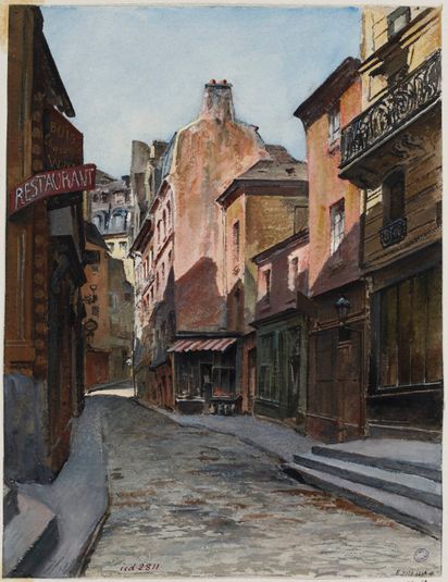 Rue Bernard Palissy en 1900.