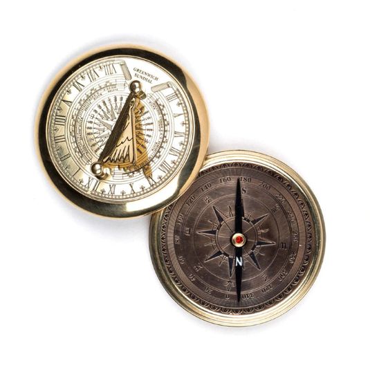 Greenwich Brass Sundial Compass Royal Museums Greenwich