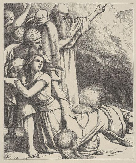Korah Swallowed Up (Dalziels' Bible Gallery)