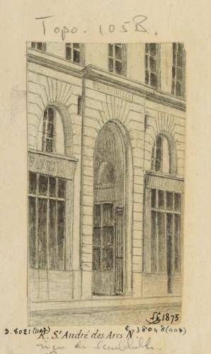 Passages R. G. : cour du commerce, rue Saint André des Arts N.