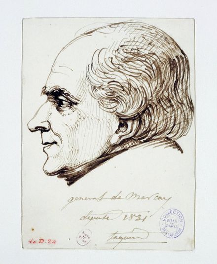 Portrait du Général de Marçay, député en 1831.
