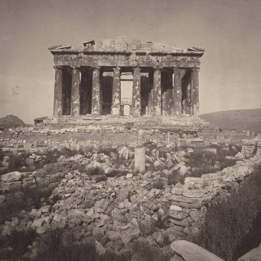 Western Facade of the Parthenon
