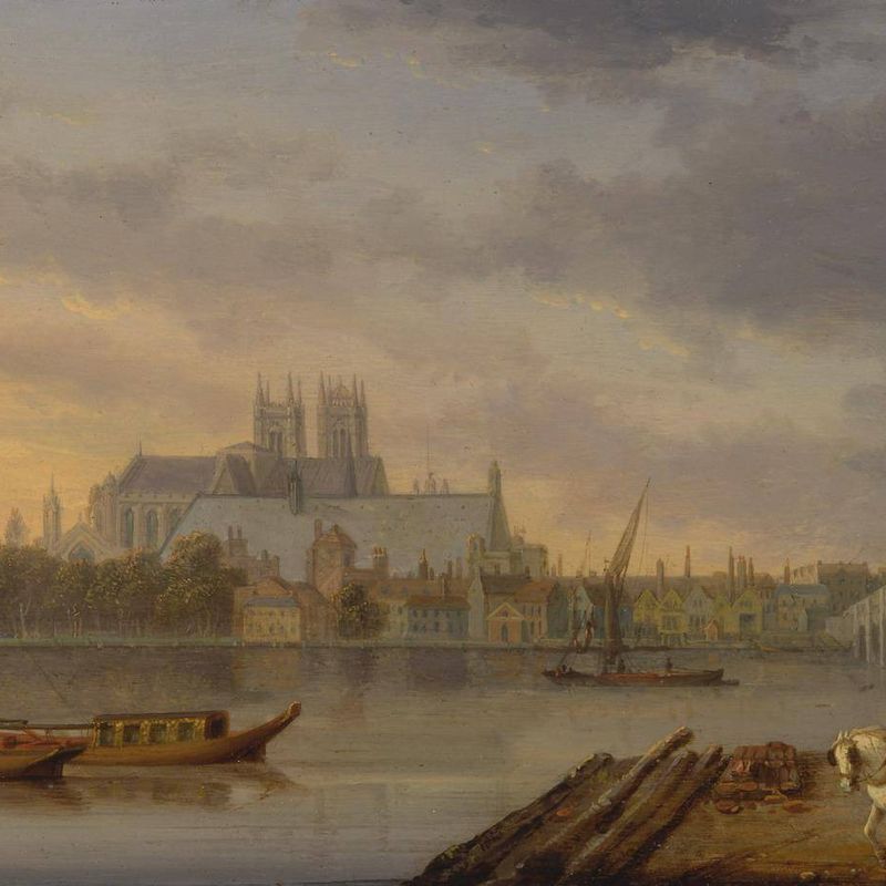 A View of Westminster Bridge and the Abbey from the South Side